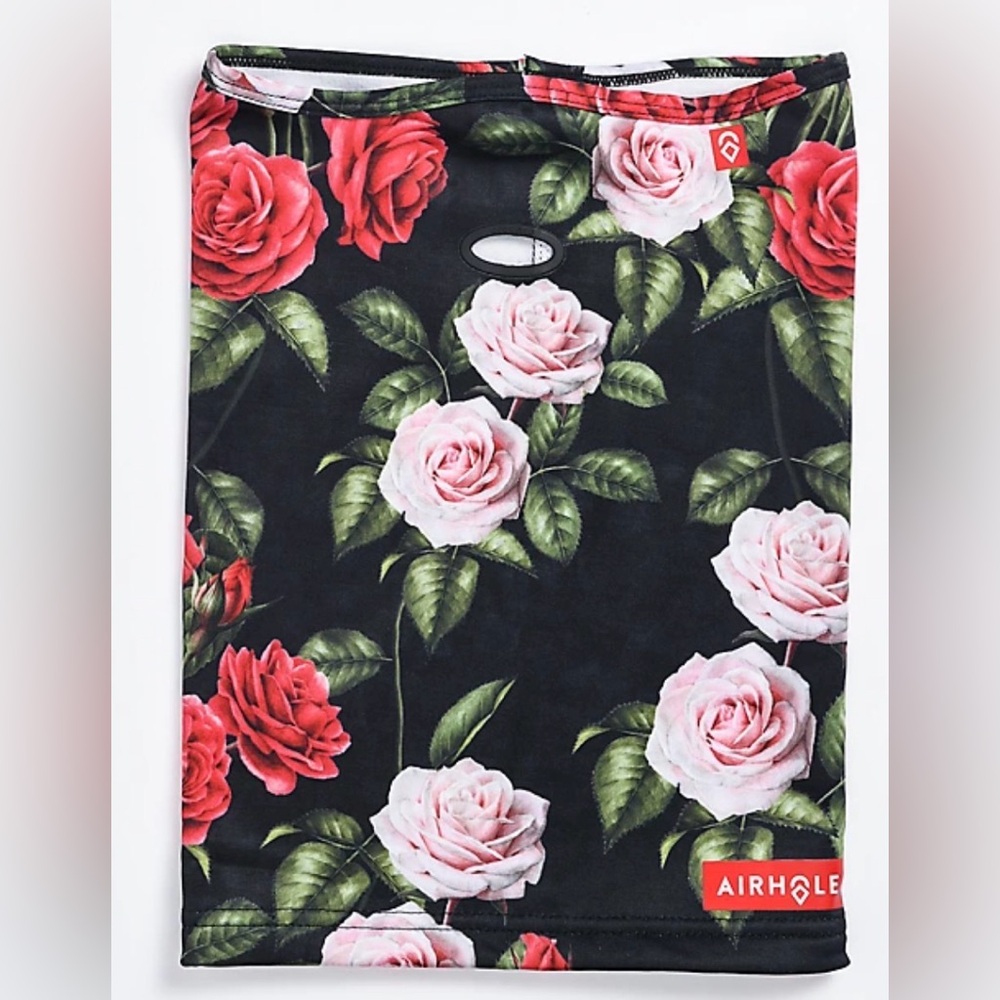 Airhole Rose Fleece Face Cover 🌹